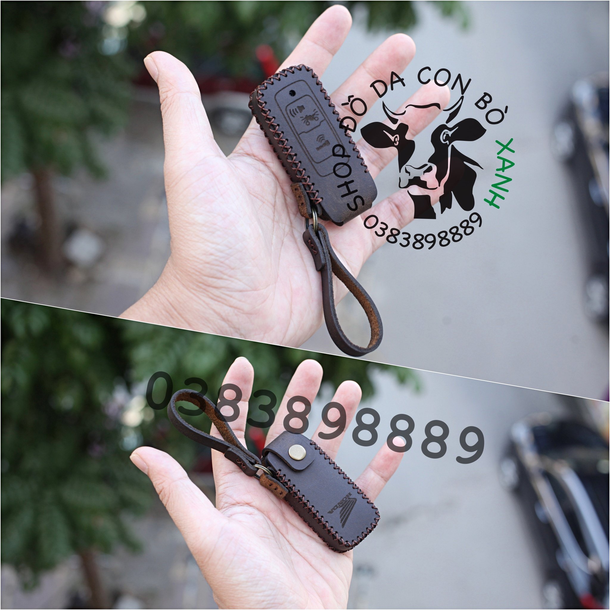 Bao Da dành cho Chìa Khóa Honda SH 2021 , SH 2022, SH 350i, SH Mode, Lead 2022, Cub 2021