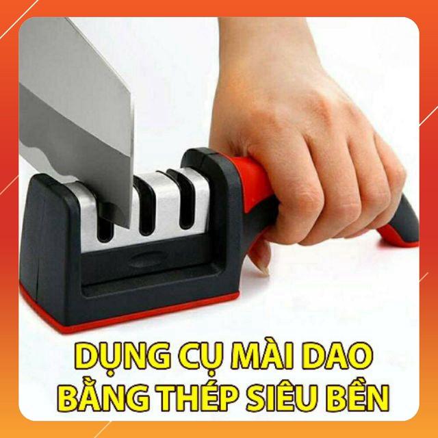 Dụng cụ mài dao kéo nhà bếp có tay cầm tiện dụng