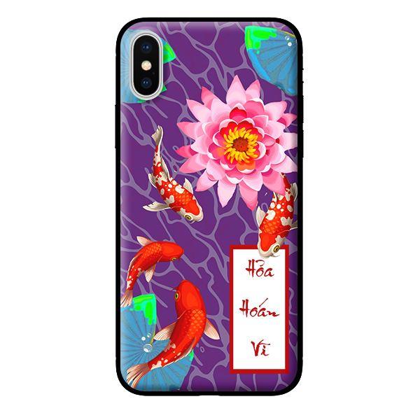 Ốp in cho iPhone XS MAX Cá Koi Hỏa - Hàng chính hãng