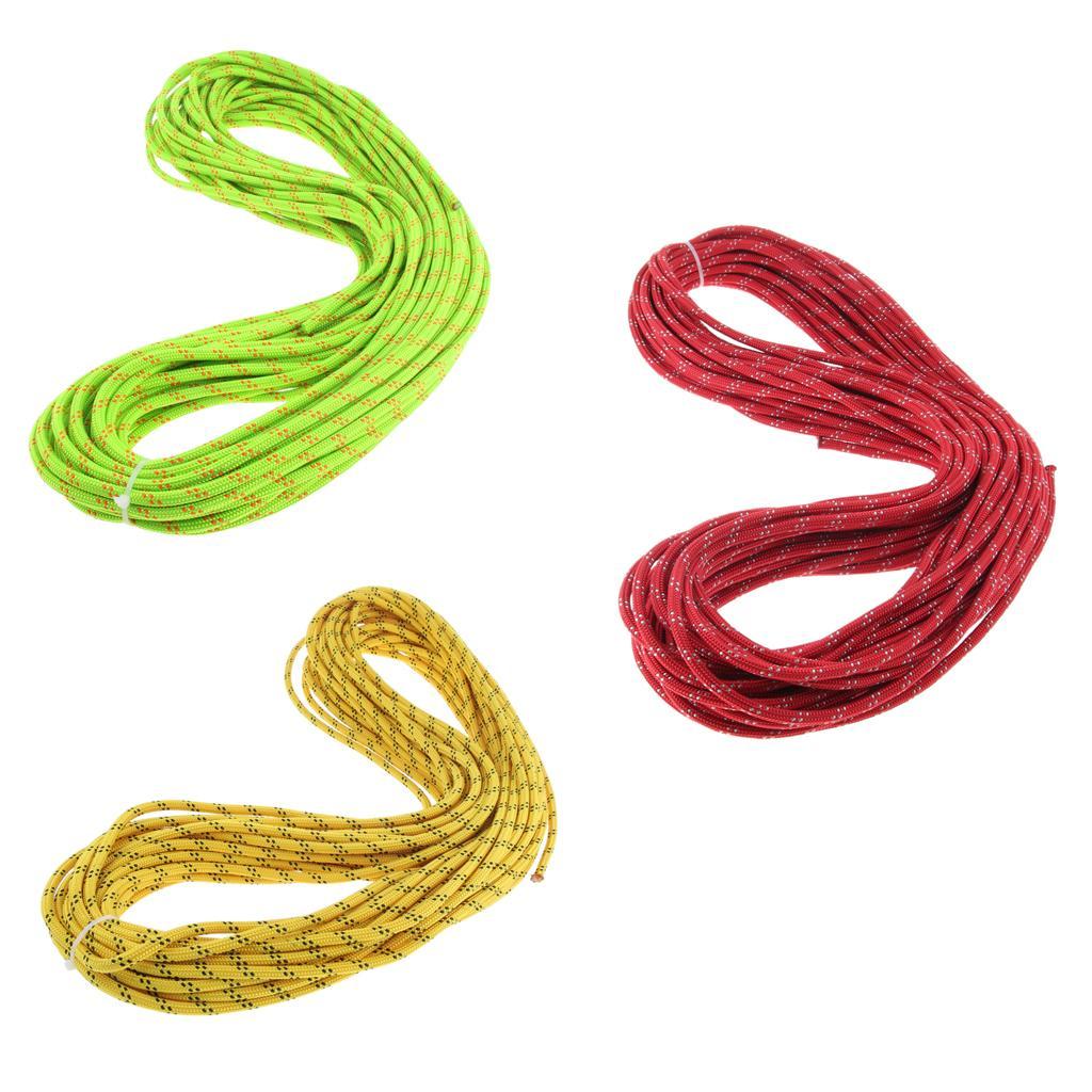 Safety Climbing Auxiliary Rope Knotting Static Cord For Rescue Hiking