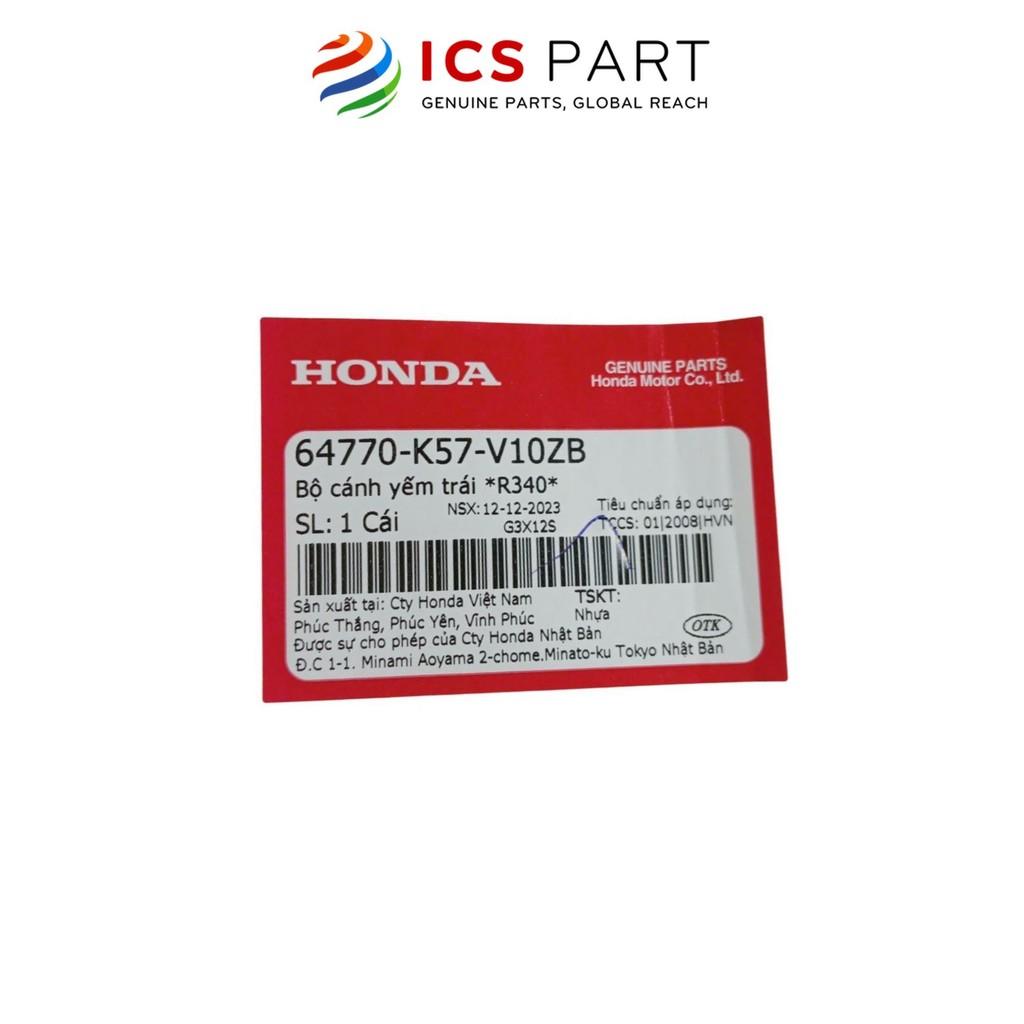 Cánh Yếm Ngoài Trái HONDA Wave Blade Đỏ Tươi R340 (Có Tem) (64770K57V10ZB)