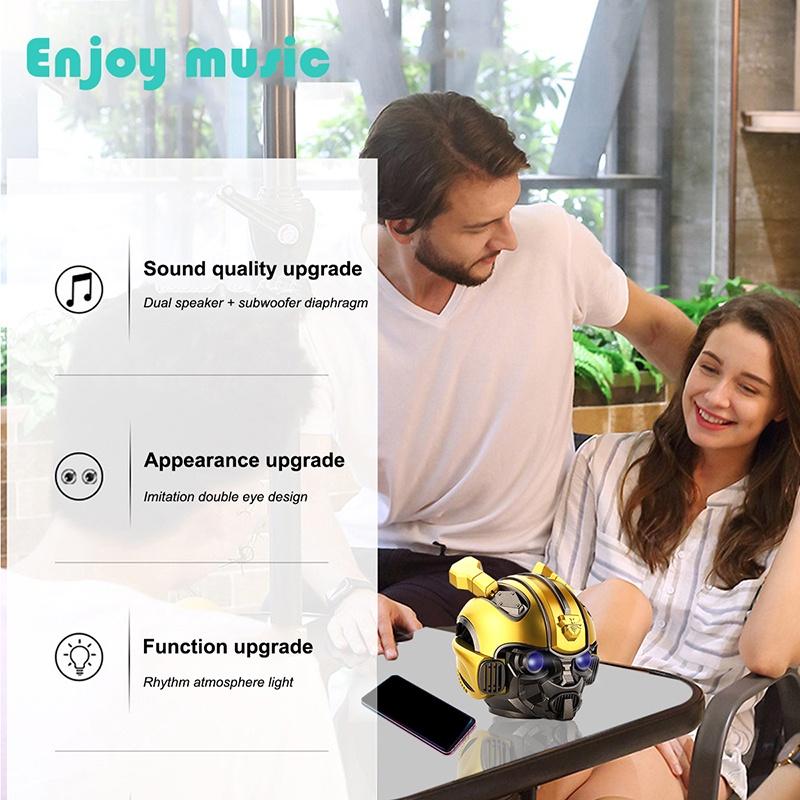 Loa bluetooth Không Dây Bumblebee Âm Thanh Siêu Trầm Và Phụ Kiện