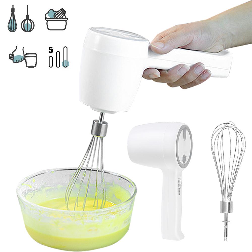 5 Tốc Độ Điện Không Dây Cầm Tay Máy Trộn Thực Phẩm Cầm Tay Gia Đình Blendar Cream Whipper Dụng Cụ Nhà Bếp Điện Không Dây Máy Đánh Trứng