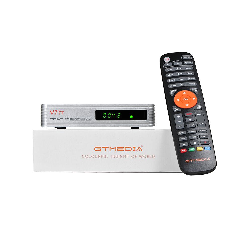 Bộ thu truyền hình GTMEDIA V7 TT 1080P Full HD DVB-T / T2 / Cable / J.83B Hỗ trợ đa PLP USB PVR Ready - US Plug