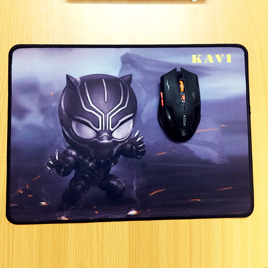 Miếng Lót Chuột Size Nhỏ Mẫu BlackPanther Chính Hãng