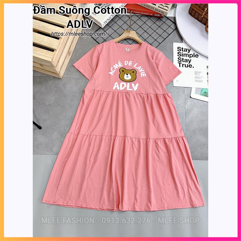 Đầm bầu suông cotton dáng dài, váy xuông đuôi cá co giãn 4 chiều, MLEE SHOP