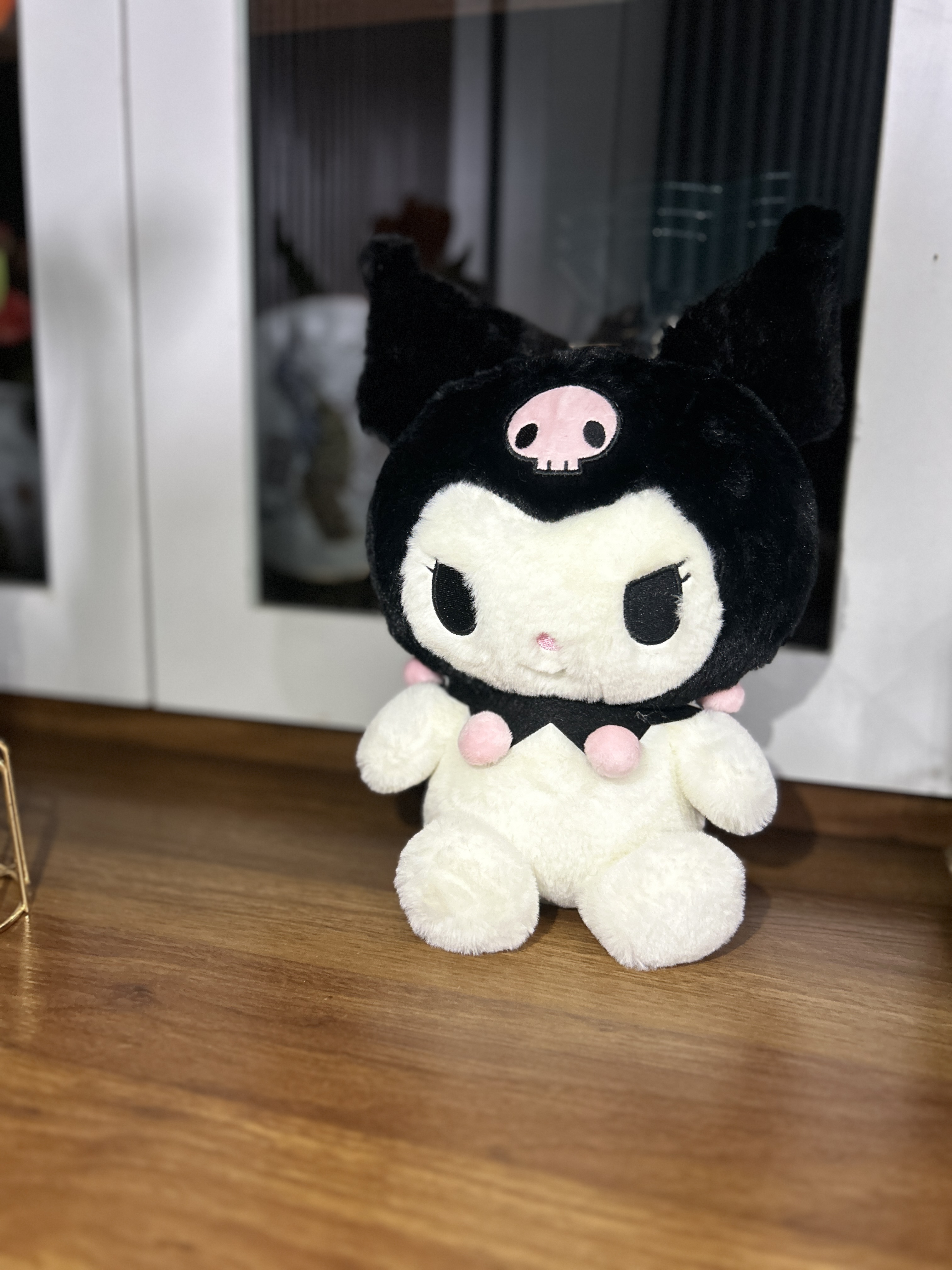Gấu Bông Kuromi Size S Cho Bé Cao Cấp, Thú bông Kuromi cho bé, Gấu Bông Nhỏ, Gấu bông Cao Cấp Mềm Mịn Size 25x20cm, Quà tặng đáng yêu - Sản phẩm chính hãng, Phân phối bởi Teenbox.