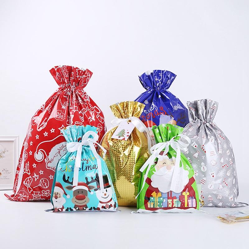 Túi Dây Rút Đựng Quà Giáng Sinh