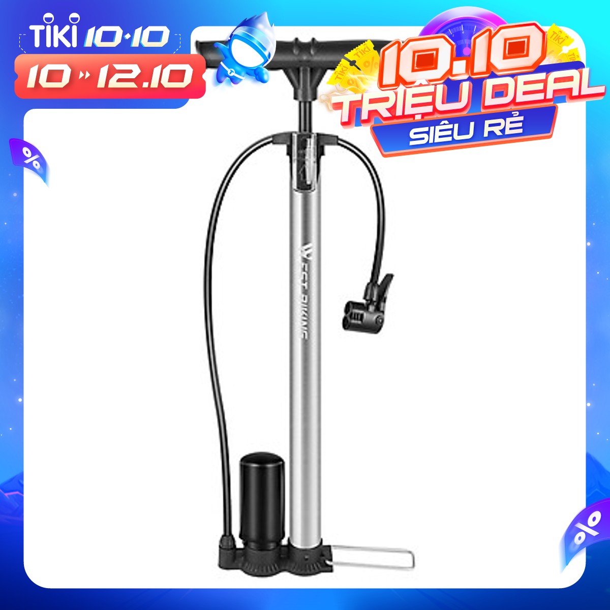 Bơm xe đạp 160 PSI MTB với kim bi đa chức năng