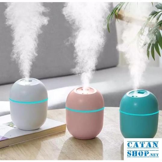 Máy xông tinh dầu Mini Humidifier cho phòng ngủ và trên xe hơi, Máy khuếch tán tinh dầu phun sương tỏa hương thơm