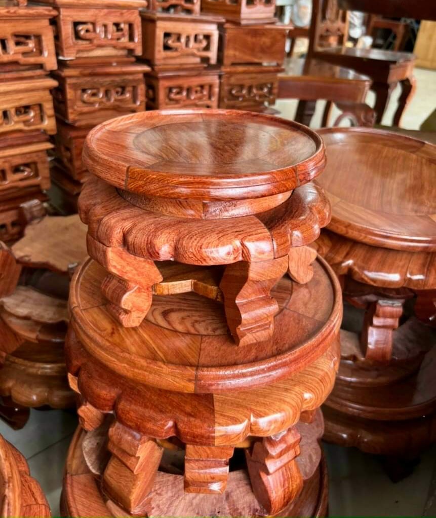 Đôn Váy Đế tròn- kỷ váy-đế kê bát hương kê đồ trang trí- nhiều kích thước