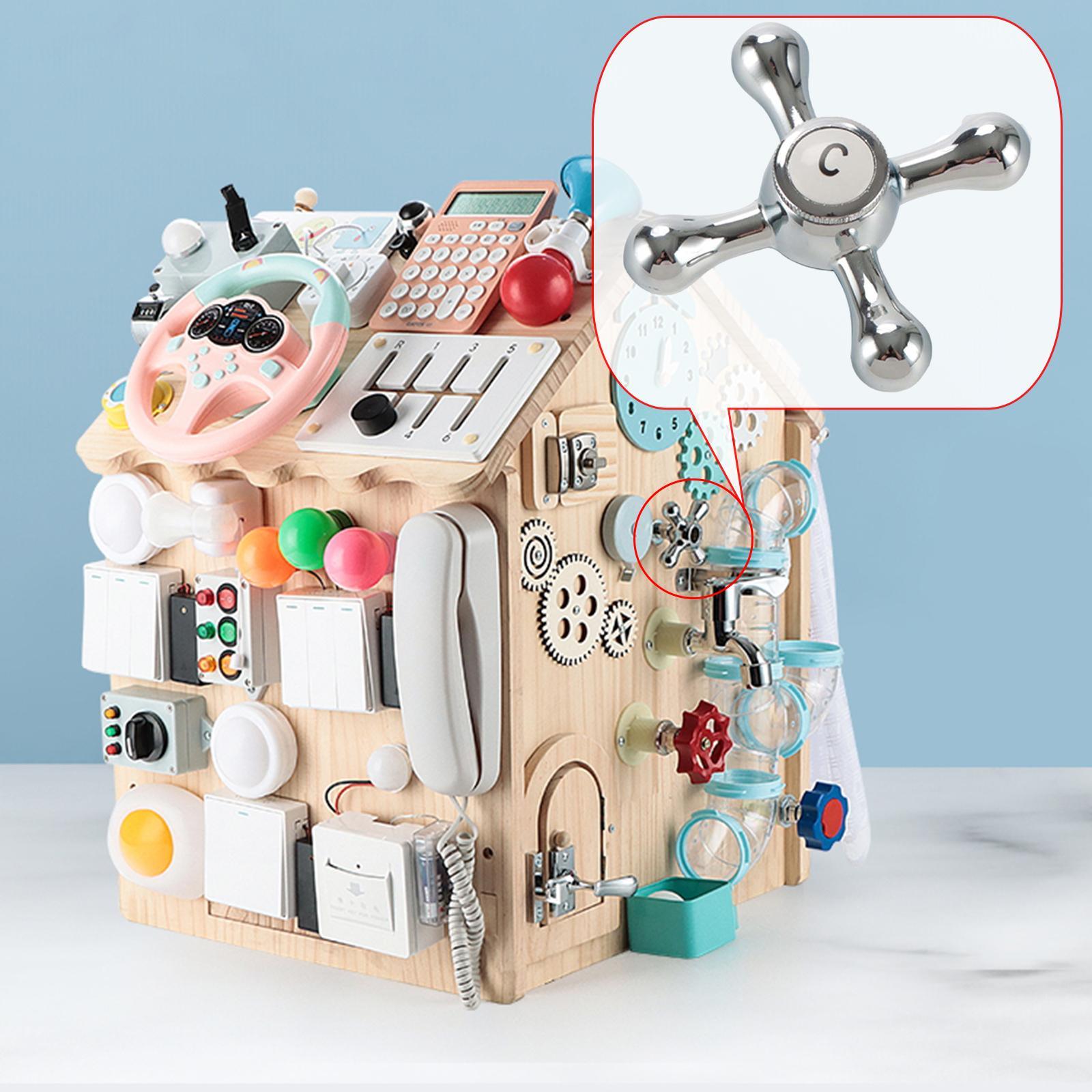 Montessori Activity Handwheel Accessories Educational Toy for Games Travel