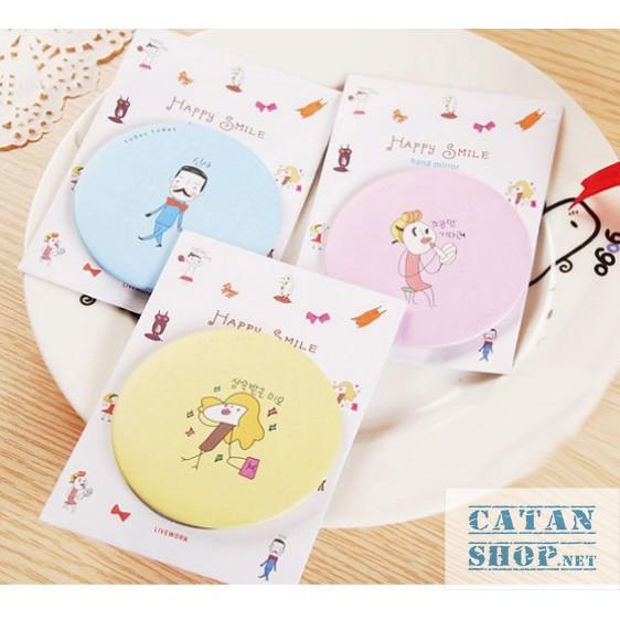 Combo 5 Gương mini bỏ túi siêu cute , nhỏ gọn xinh xắn thích hợp cho các bạn nữ có thể mang theo khắp mọi nơi