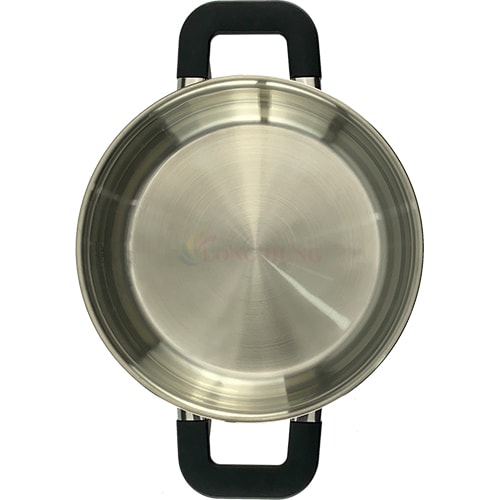 Nồi inox Happy Home Pro 304 nắp kính thành thấp S20LP, S24LP - Hàng chính hãng