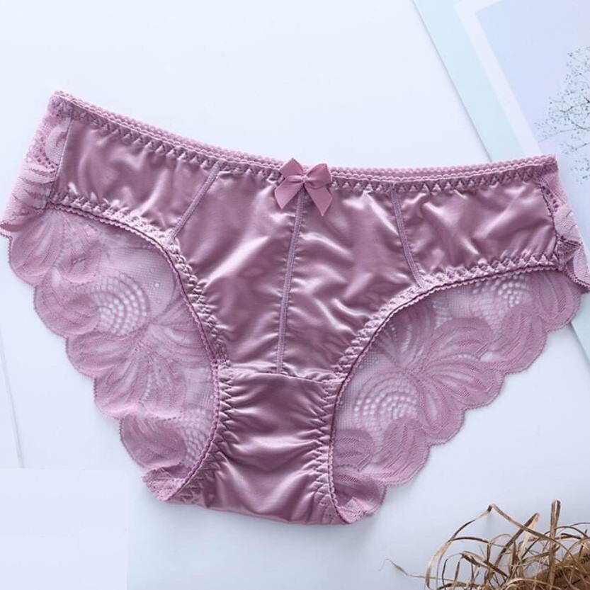 Combo 5 Quần Lót Ren Nữ Phi Lụa Dòng Cao Cấp - Quần Sịp Nữ N14