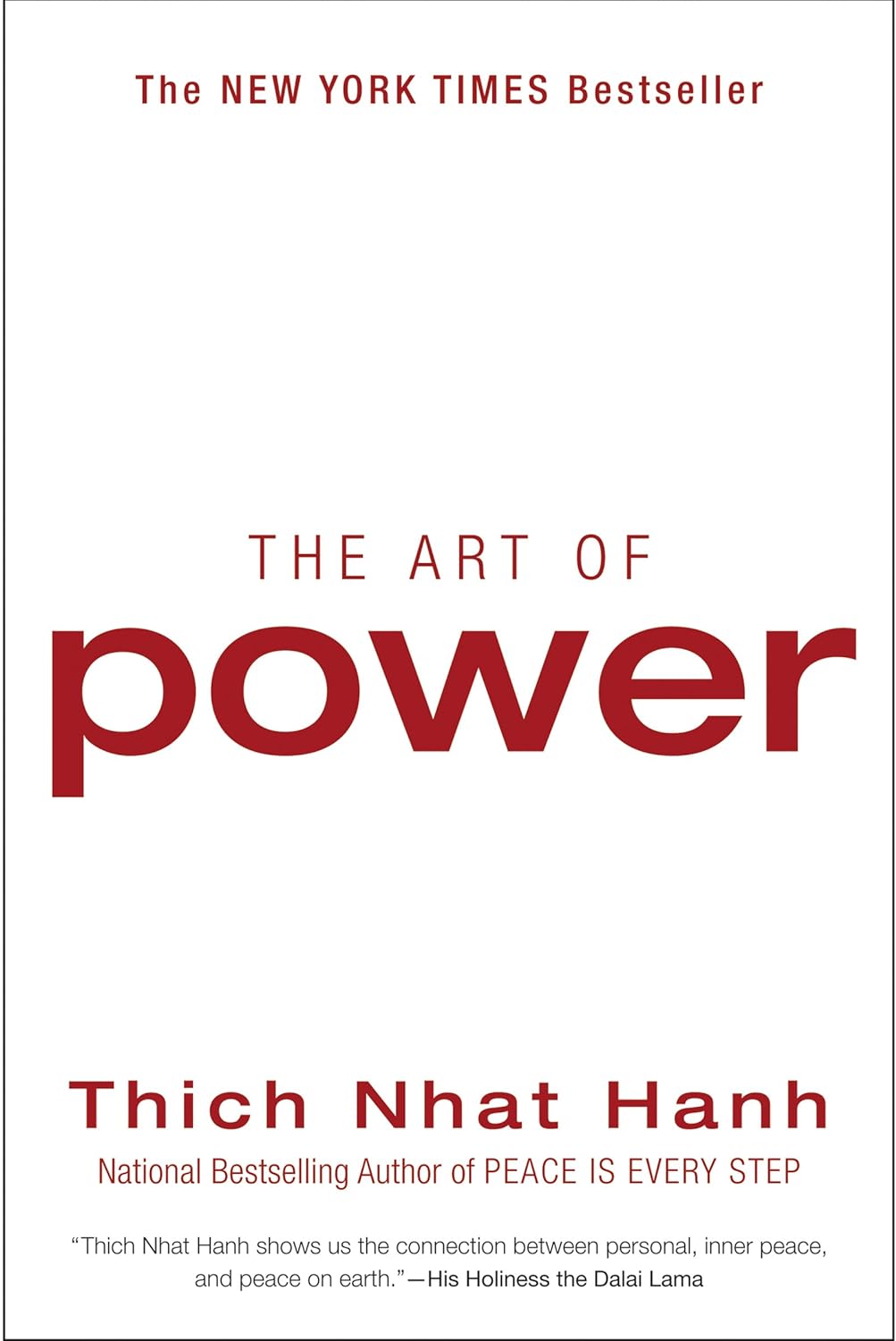 Sách Ngoại Văn - The Art of Power (Thich Nhat Hanh)