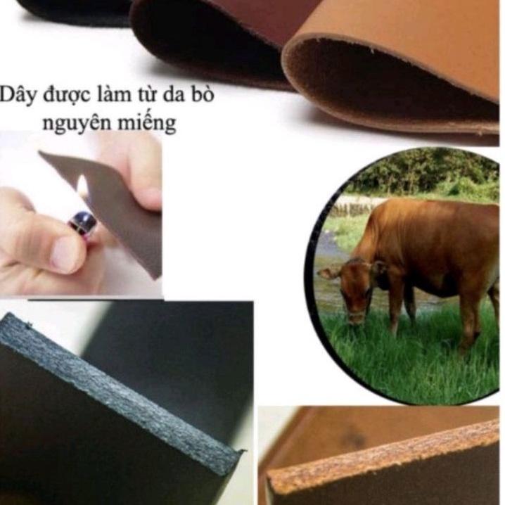 Thắt lưng nam da bò thật nguyên tấm khóa kim đồng đúc TM37 Dây nịt nam bản nhỏ 3.5cm bảo hành ba năm