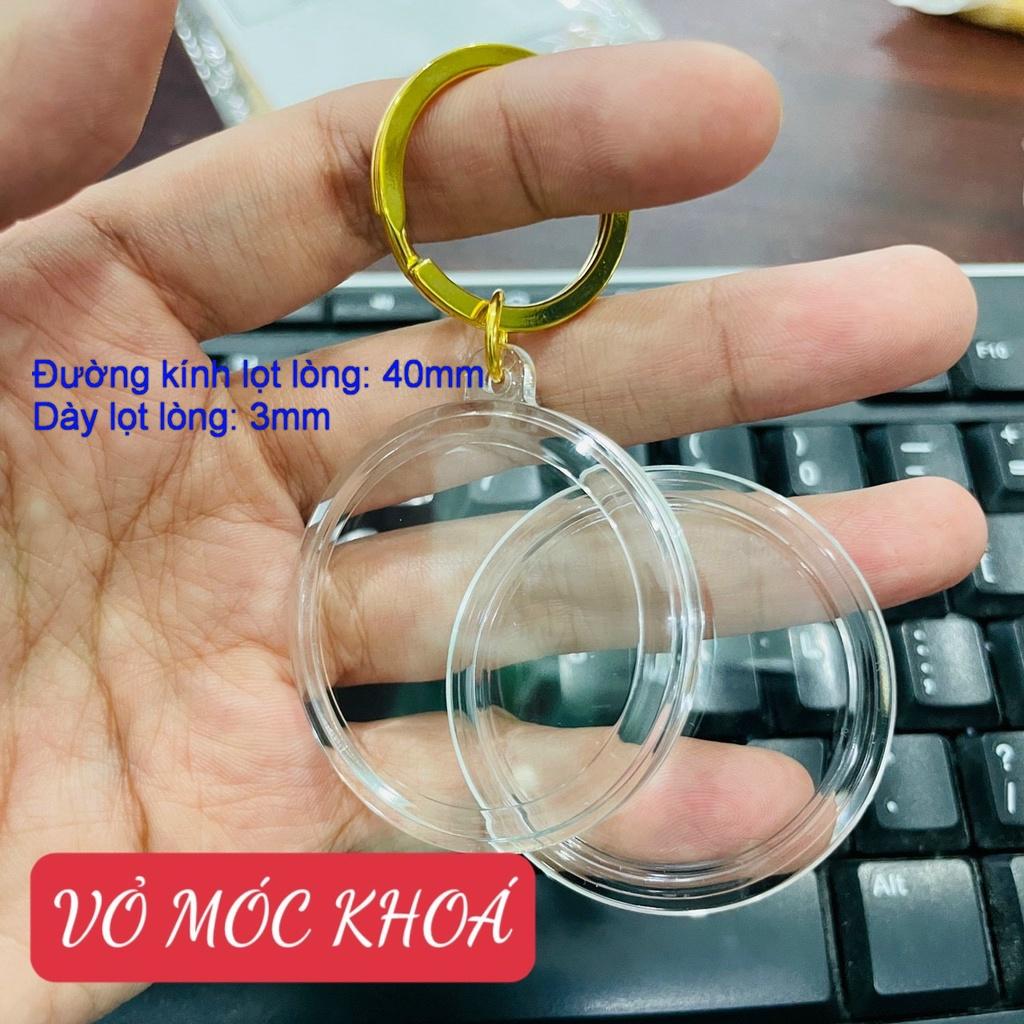 Móc Khóa Đồng Tiền Xu Con Mèo Mạ Vàng Quà tặng May Mắn Lì Xì Tết
