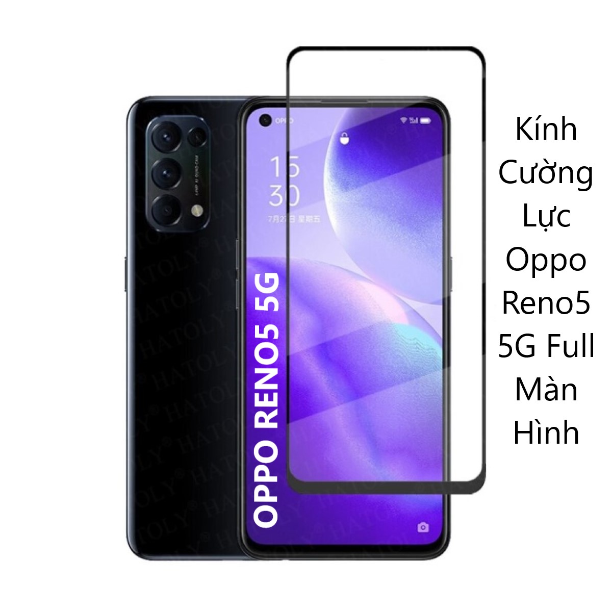 Kính cường lực Full màn hình cho Oppo Reno 2 3 4 5 6 7 8 9 10 F Z T 5G 4G