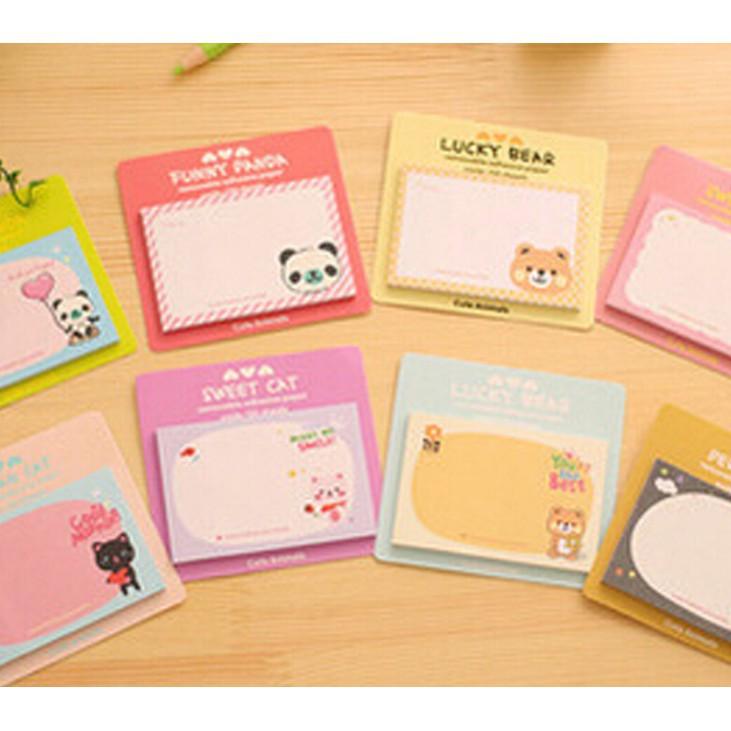 Giấy note hình chữ nhật cute - siêu rẻ