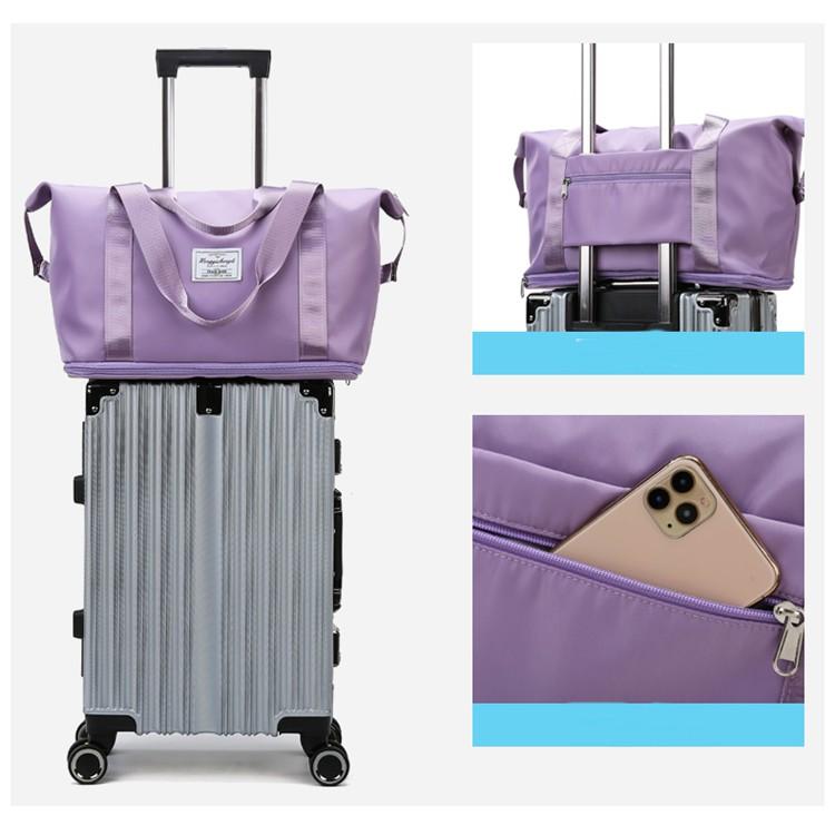 Túi xách du lịch chất liệu vải dù chống thấm nước size đại quai đeo chắc chắn