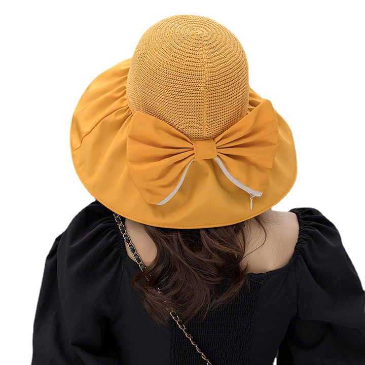 Nón rộng vành cho Nữ che nắng đi biển, dạo phố - A161