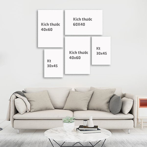 Bộ 5 Tranh Treo Tường Chủ Đề Thiên Nhiên - W381