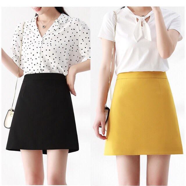 Chân Váy Jean Chữ A Dáng Ngắn  Airis Fashion
