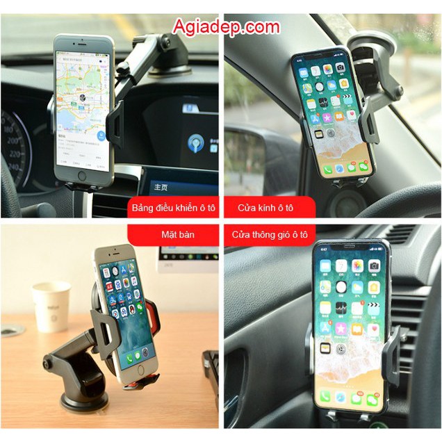 Giá đỡ điện thoại oto xe hơi car tiện dụng -