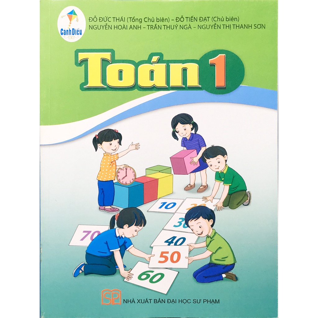 Sách Toán 1 (CD) và 3 tập nhãn vở cấp 1 72 cái