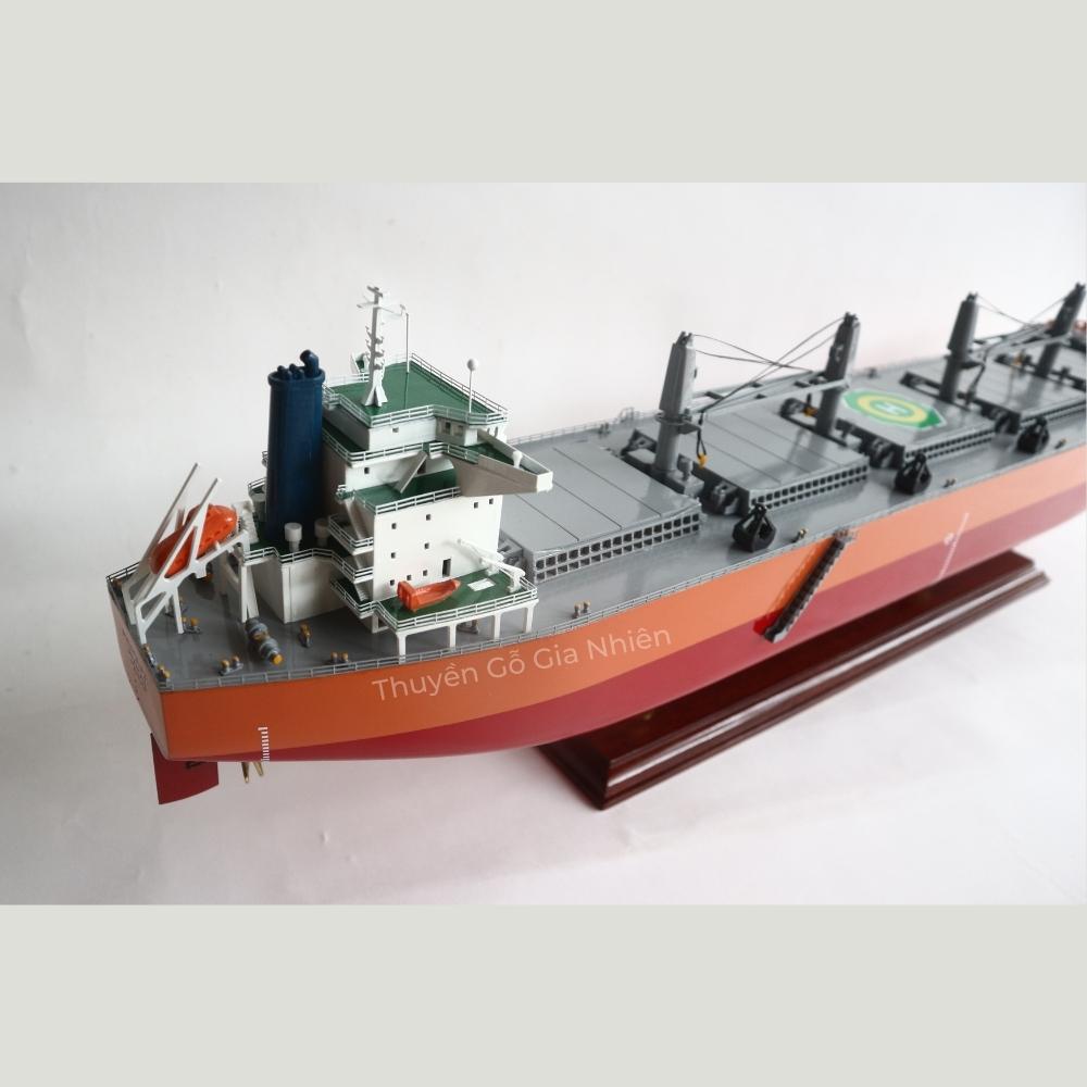 Mô Hình Thuyền Gỗ Trang Trí Phong Thủy Dạng Thuyền Thương Mại SAILING SKY Chính Hãng, Hàng Xuất Khẩu Chất Lượng Cao