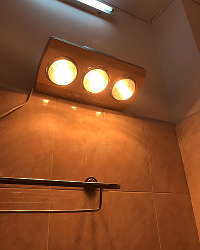 Đèn sưởi nhà tắm 2 bóng, 3 bóng sưởi ấm nhanh, Đèn sưởi phòng tắm loại tốt, đèn sưởi nhà tắm - hàng chính hãng