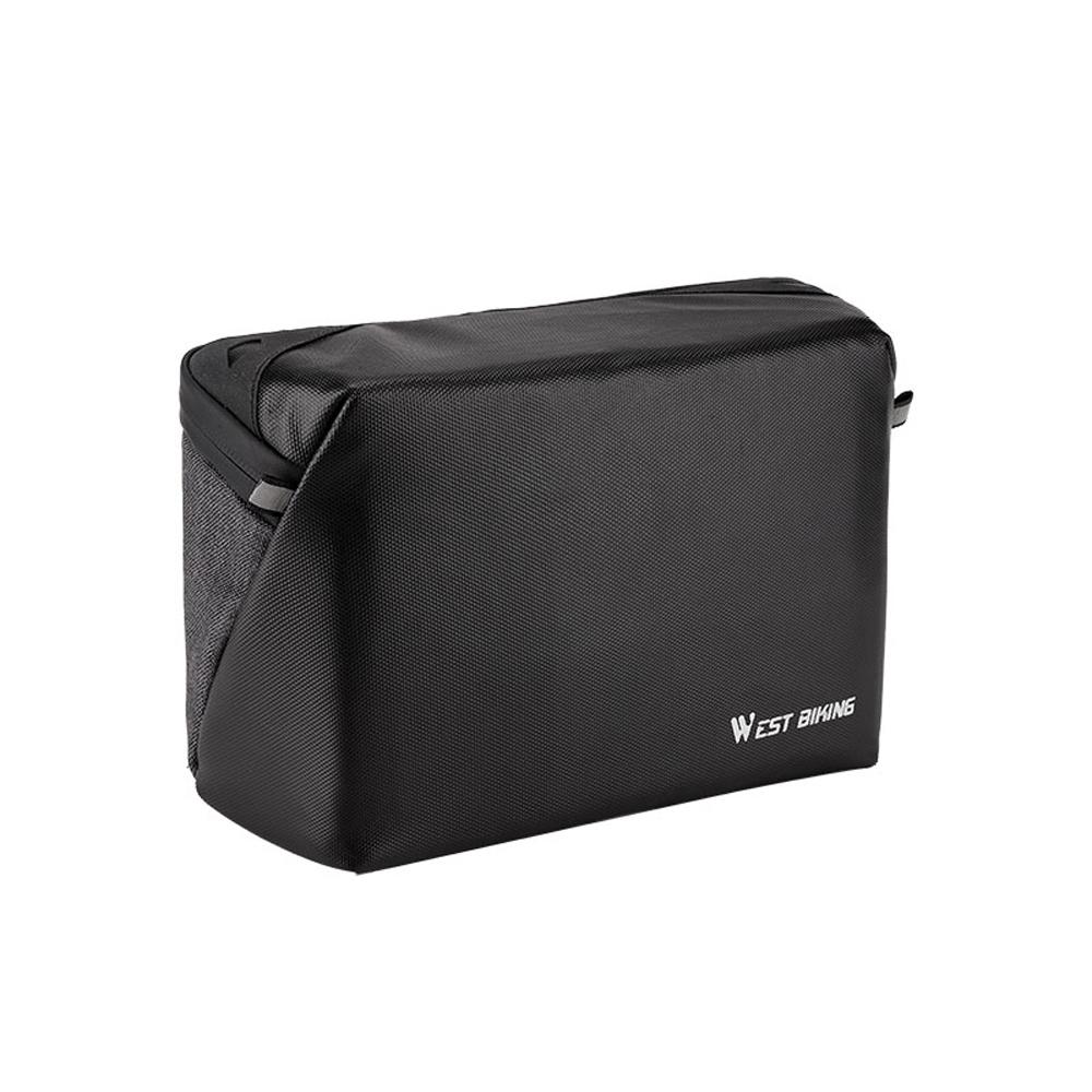 WEST BIKING 2.5L Bicycle Bag Multi-use Bike Bag Scooter Bike Front Storage Bags Anti-drop Wear-resistant Cycling Bag