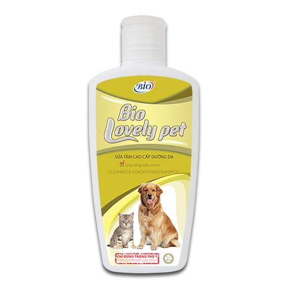 Sữa tắm mượt lông cho chó mèo- Bio Lovely Pet -200ml