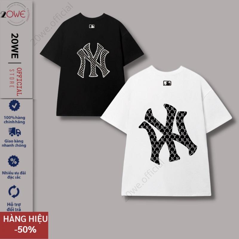 Áo thun Cotton phiên bản Premium N.Y, Áo thun tay lỡ form rộng Unisex cao cấp