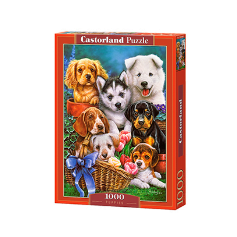 Xếp hình puzzle Puppies 1000 mảnh CASTORLAND C-104048