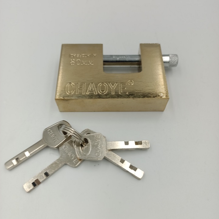 Ổ Khóa Cầu Ngang Công Nghệ Nhật Bản Chịu Lực Chống Cưa Cắt 80MM Kèm 4 Chìa Cao Cấp