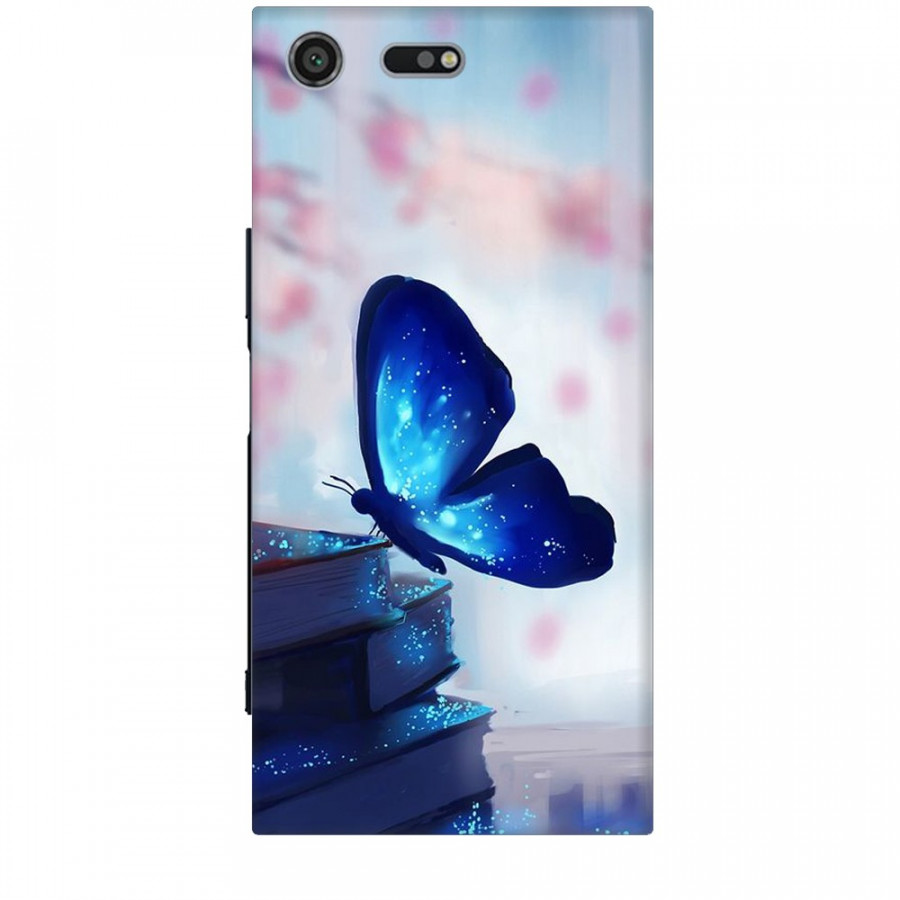 Ốp lưng dành cho điện thoại SONY XZ PREMIUM Cánh Bướm Xanh Mẫu 2