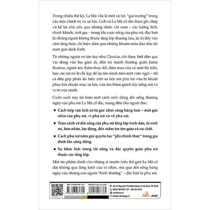 Đời Sống Của Phụ Nữ La Mã Cổ Đại
