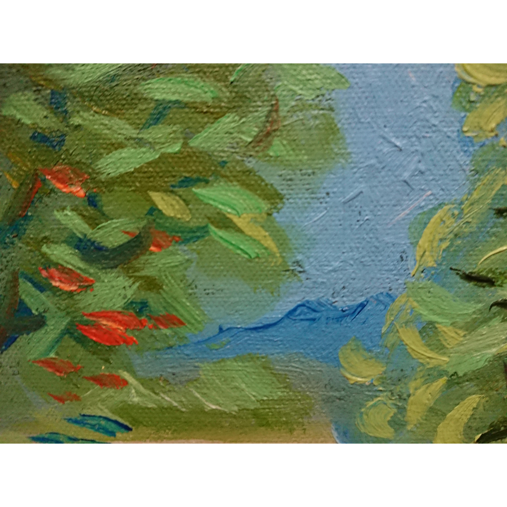 Tranh Sơn Dầu Vẽ Tay - Vườn Ôliu 30x40cm