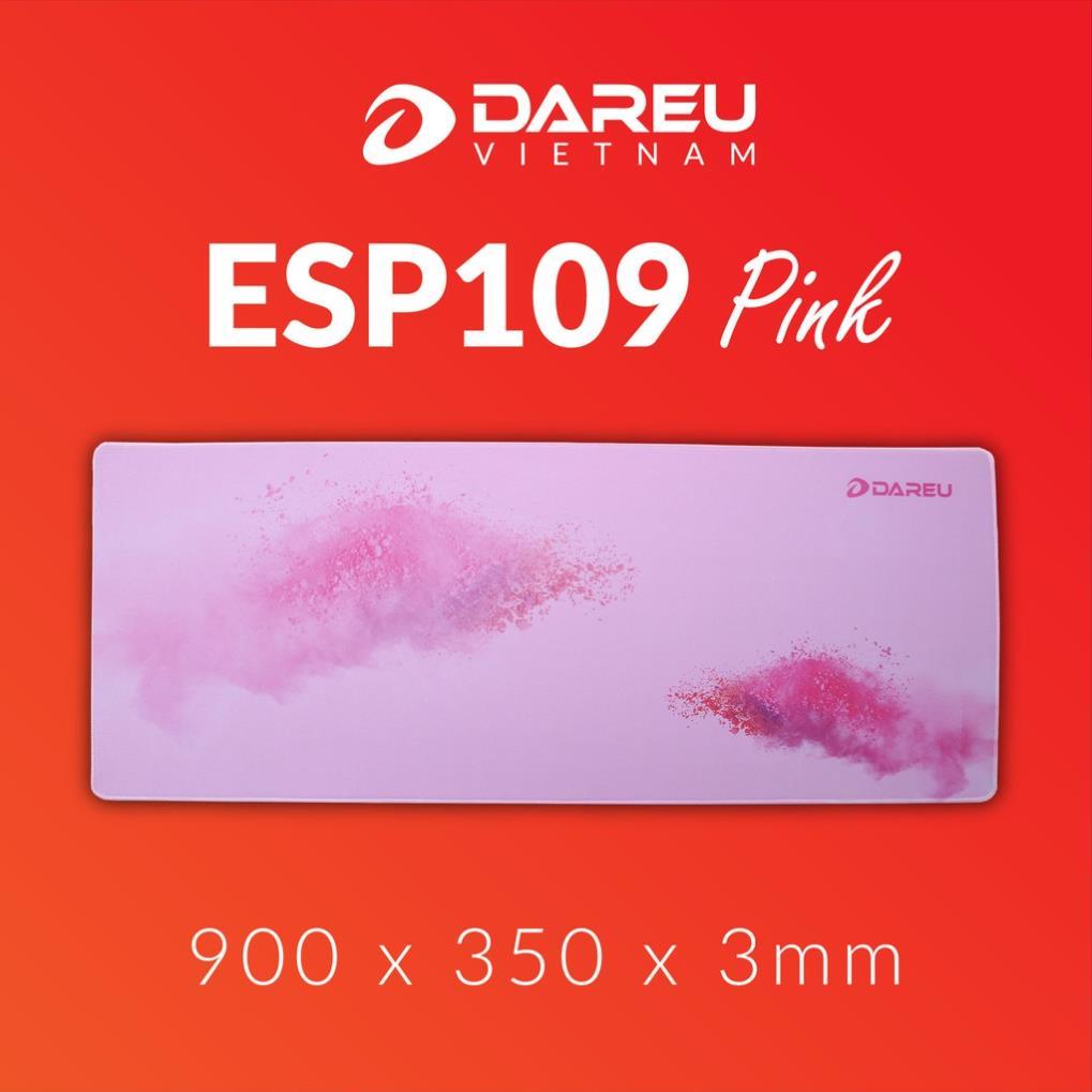 Bàn di chuột DAREU ESP109 Swallow / Dream /Pink / Black (900 x 350 x 3mm) - Hàng chính hãng 