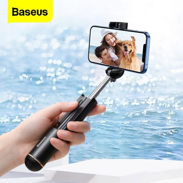 Gậy tự sướng siêu nhỏ gọn Baseus Ultra Mini Bluetooth Folding Selfie Stick - Hàng chính hãng