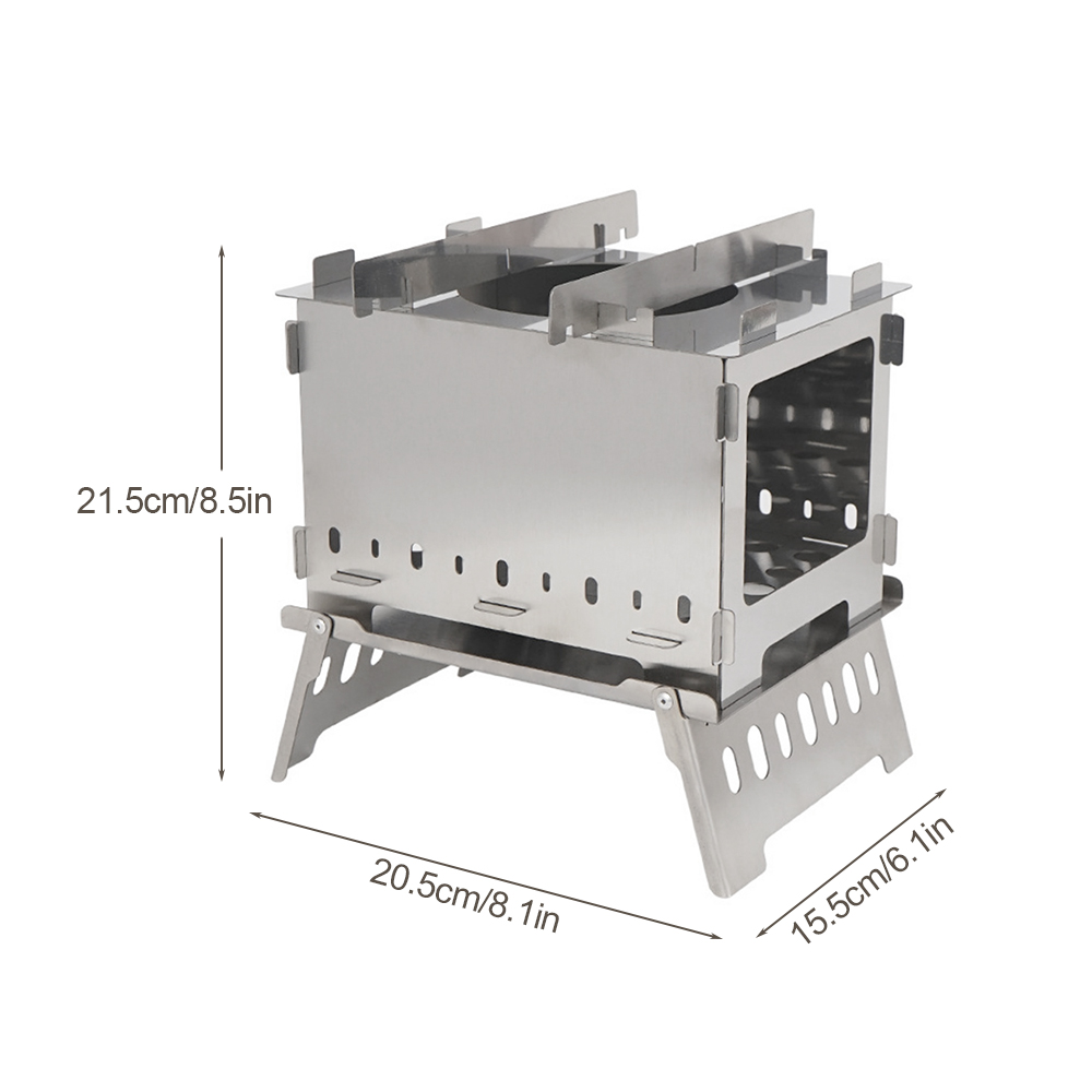Bếp nấu ăn ngoài trời kèm vỉ nướng được làm bằng inox 304 không gỉ,bền bỉ với khả năng chịu lực tốt.