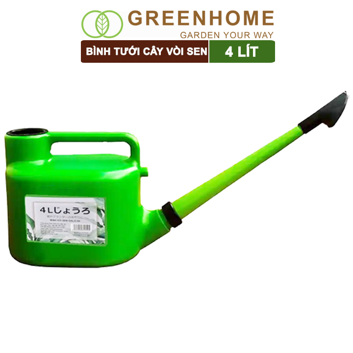 Bình Tưới Cây Vòi Sen Greenhome, Galo Dudaco, 4 Lít, 2 Chế Độ Tưới, Dễ Sử Dụng, Tháo Lắp Dễ Dàng, Độ Bền Cao