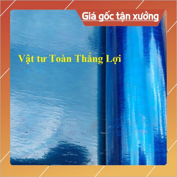 ( Khổ cao 1,2m x dày 8dem) Tôn nhựa lấy ánh sáng màu xanh che nắng mưa đều được