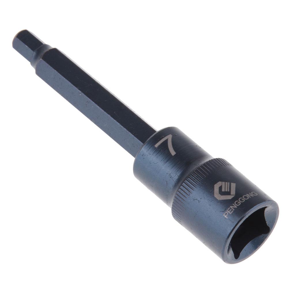 Socket Adapter Drill Bits Set Hex Shank 1/2" Drive Impact Drill Bits