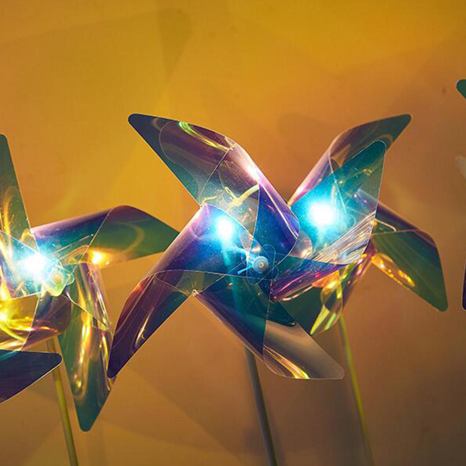 Outdoor Garden Lights, LED Windmill Decoration Lights, Waterproof Stake Light for Yard, Lawn, Walkway Decor