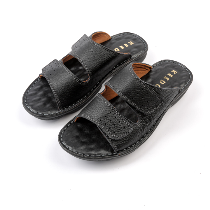 Dép nam hai quai da bò xịn thương hiệu KEEDO KD2171