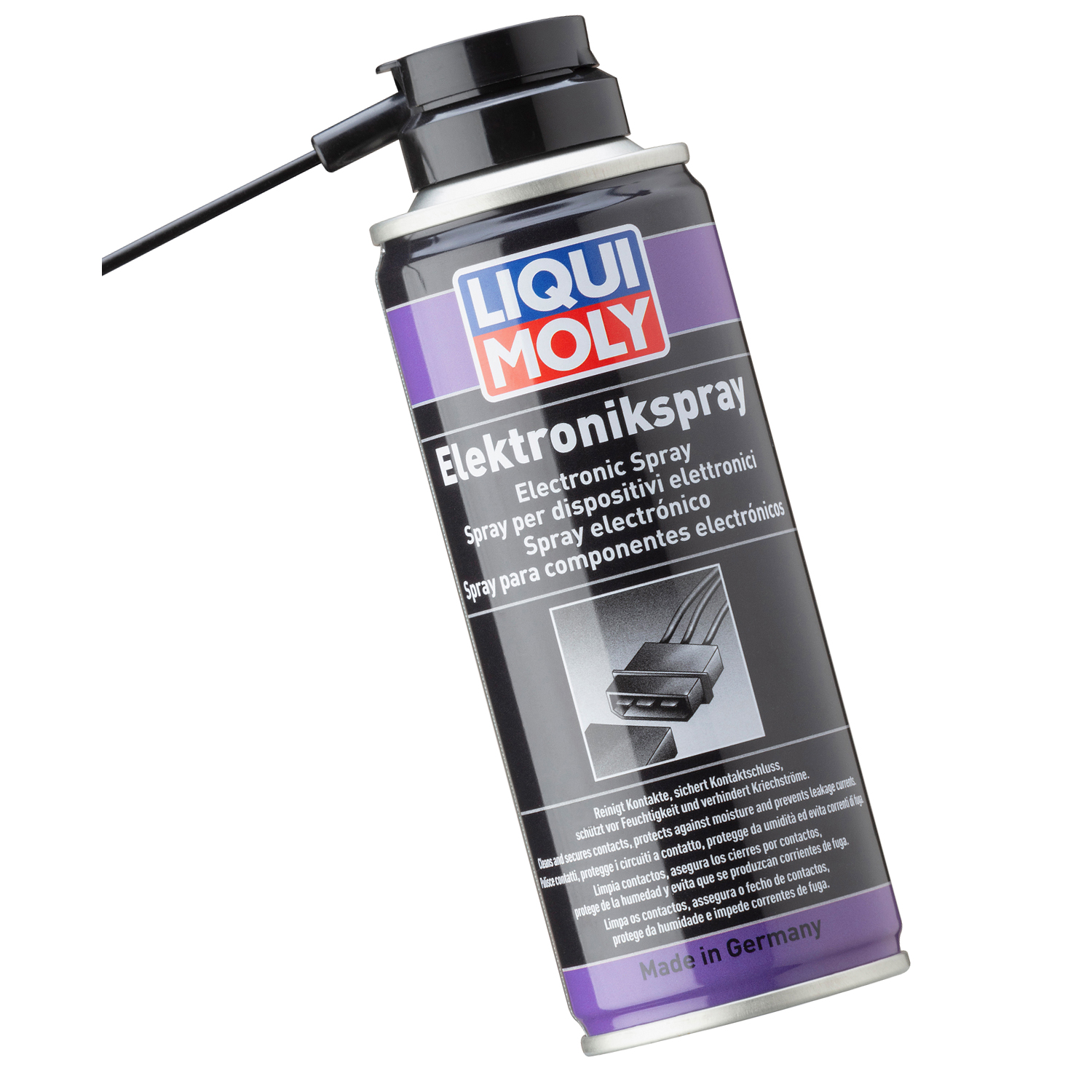 Chai xịt vệ sinh và bảo vệ mạch điện Liqui Moly 3110 - Ngăn nước, chống ăn mòn, chống rỉ sét, chống ẩm, không chứa Silicon, an toàn trên sơn, cao su