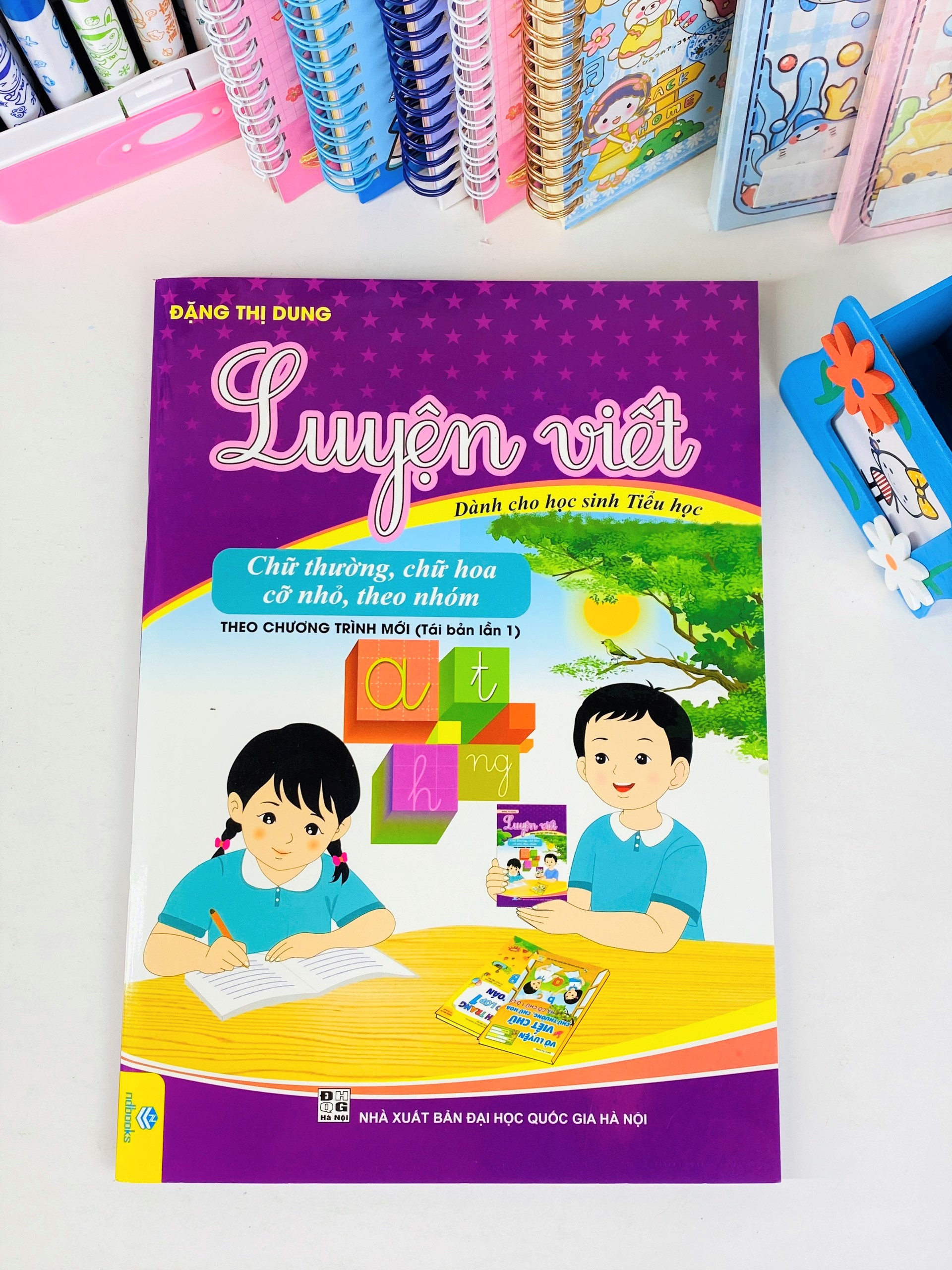 Sách - Combo 2 cuốn Luyện Viết (Cùng Con Vào Lớp 1 + Chữ thường, chữ h cỡ nhỏ, theo nhóm) - ndbooks